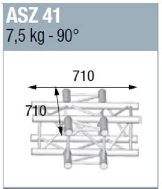Structure carrée ASD SZ290 croix