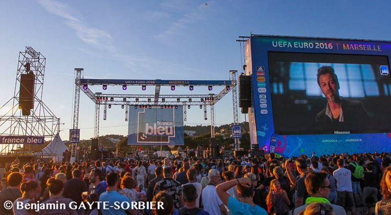 fan zone euro 2016 location grill scènique plages du prado marseille