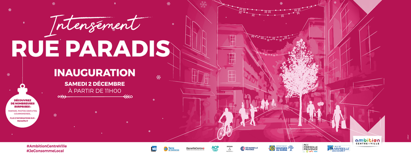 Inauguration de la Nouvelle Rue Paradis à Marseille
