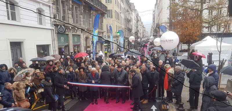 Inauguration de la Nouvelle Rue Paradis à Marseille
