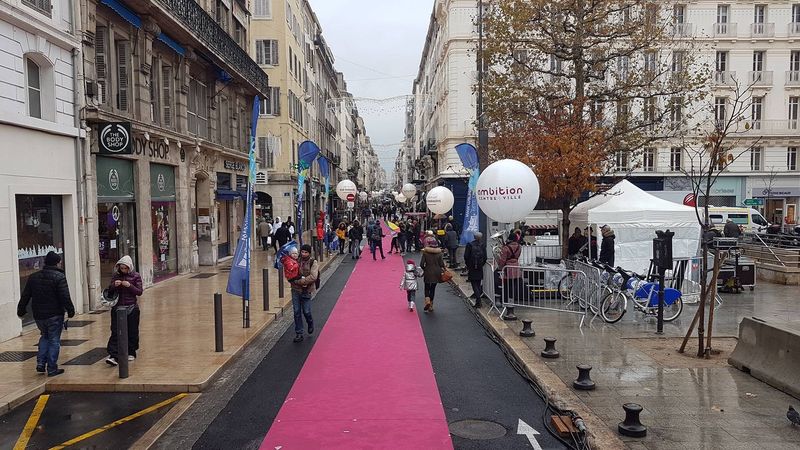 Inauguration de la Nouvelle Rue Paradis à Marseille