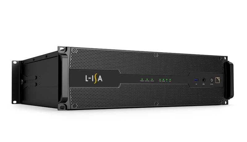 L-ISA II de L-ACOUSTICS processeur multi-canal pour sonorisation immersive et L-ACOUSTICS DJ.