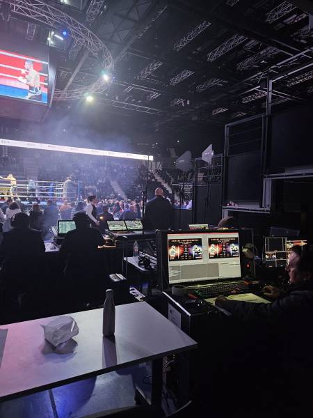 Grand gala de boxe Dark Night organisé par NAPA à l'Arena du Pays D'Aix