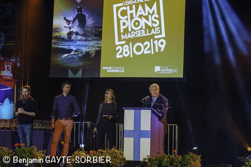 Cérémonie des Champions de la Ville de Marseille à la Salle Vallier