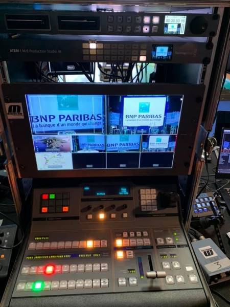 Tournage et réalisation  de la convention digitale de la BNP à Médiacom Studio 13