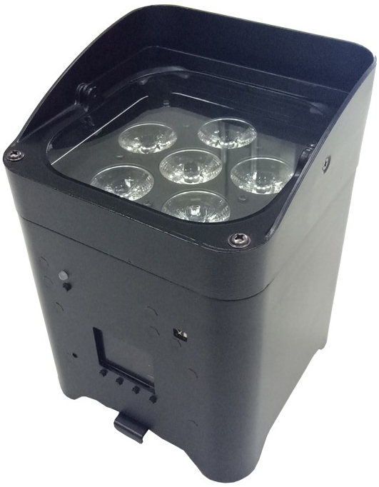 Location Projecteur sur batterie BOX Leds 6X15W PHOCEA LIGHT