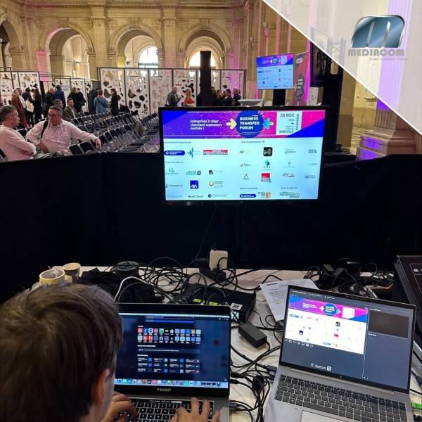 Prestation technique Business Transfer Forum au Palais de La Bourse à Marseille