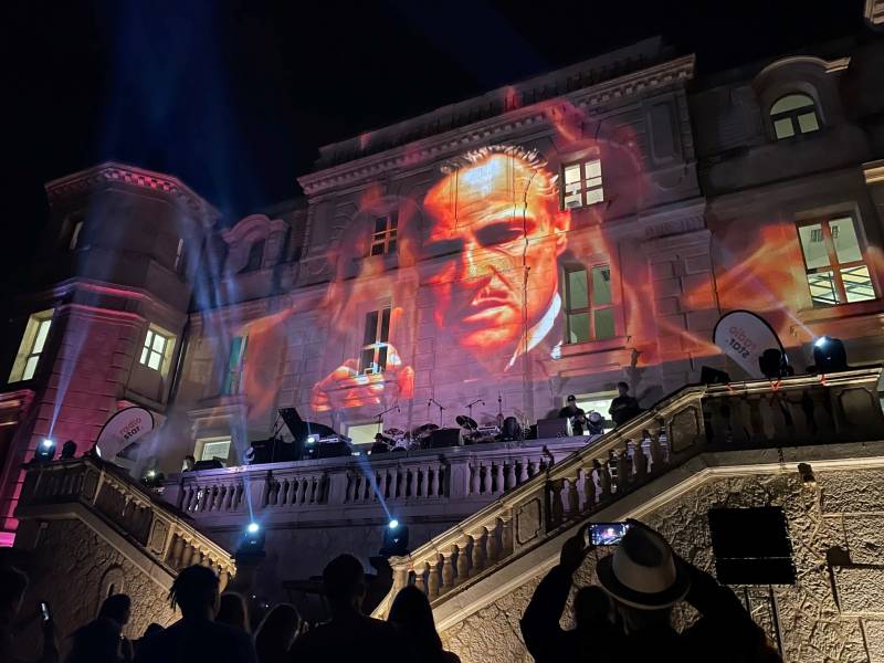 Prestation technique globale scène, son, lumière et vidéo Les nocturnes du Patrimoine au Château de la Buzine