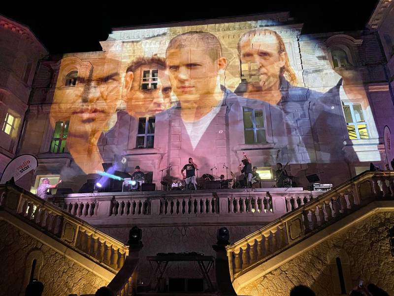 Prestation technique globale scène, son, lumière et vidéo Les nocturnes du Patrimoine au Château de la Buzine