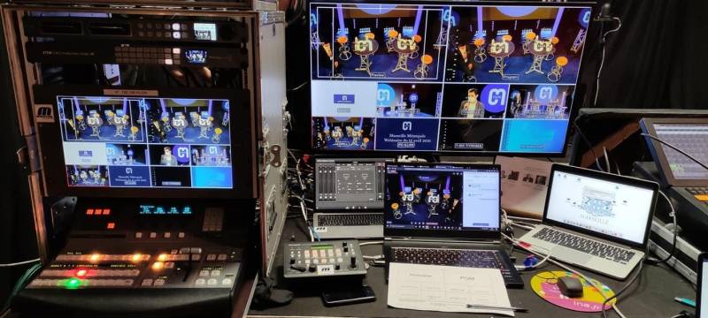 Tournage d'un webinaire pour le Club Marseille Métropole