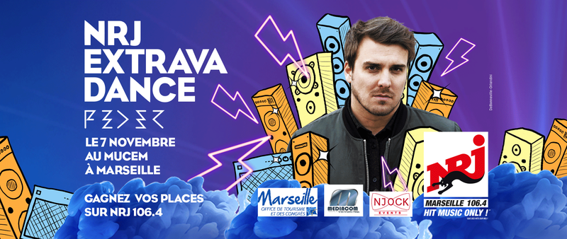Concert NRJ EXTRAVADANCE avec Dj FEDER au Mucem