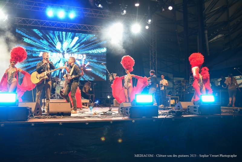Prestation technique globale de la Clôture du Son des Guitares les 20 ans au stade Vélodrome