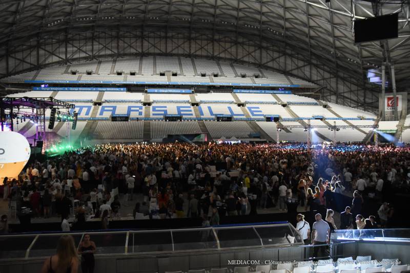 Prestation technique globale de la Clôture du Son des Guitares les 20 ans au stade Vélodrome