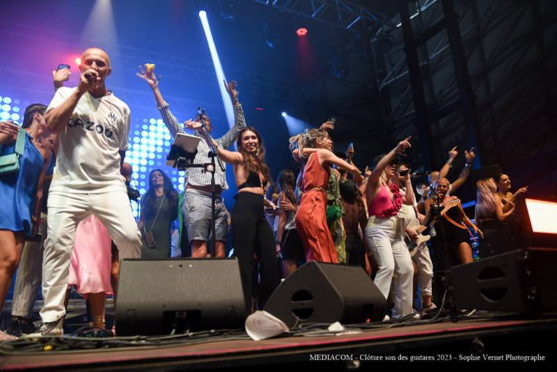 Prestation technique globale de la Clôture du Son des Guitares les 20 ans au stade Vélodrome