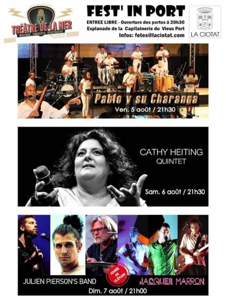 Prestation technique Festival FEST IN PORT Théatre de la Mer La Ciotat.