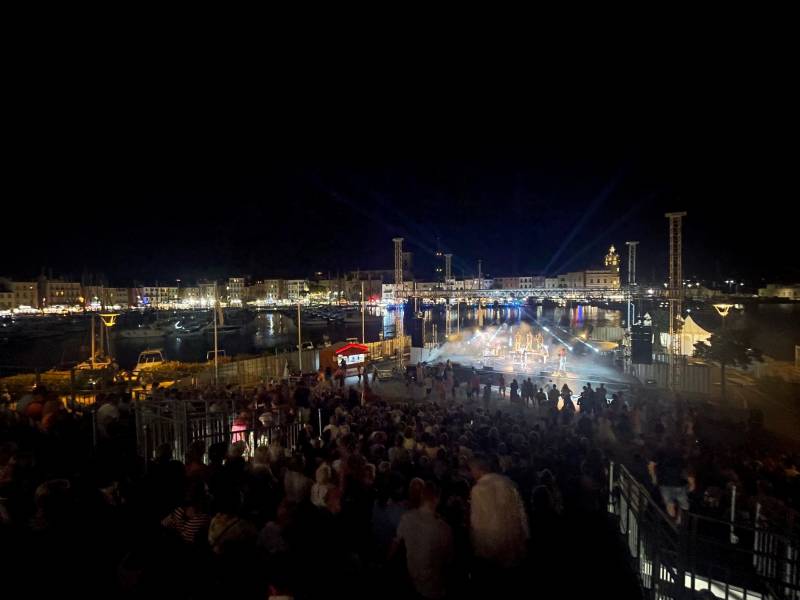 Prestation technique Festival FEST IN PORT Théatre de la Mer La Ciotat.