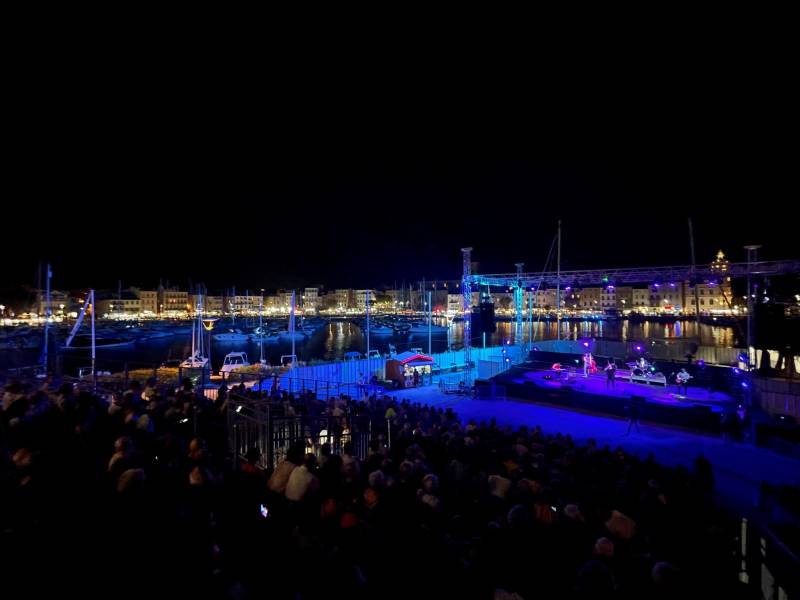 Prestation technique Festival FEST IN PORT Théatre de la Mer La Ciotat.
