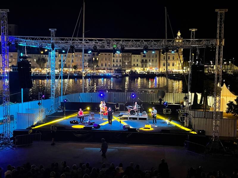Prestation technique Festival FEST IN PORT Théatre de la Mer La Ciotat.