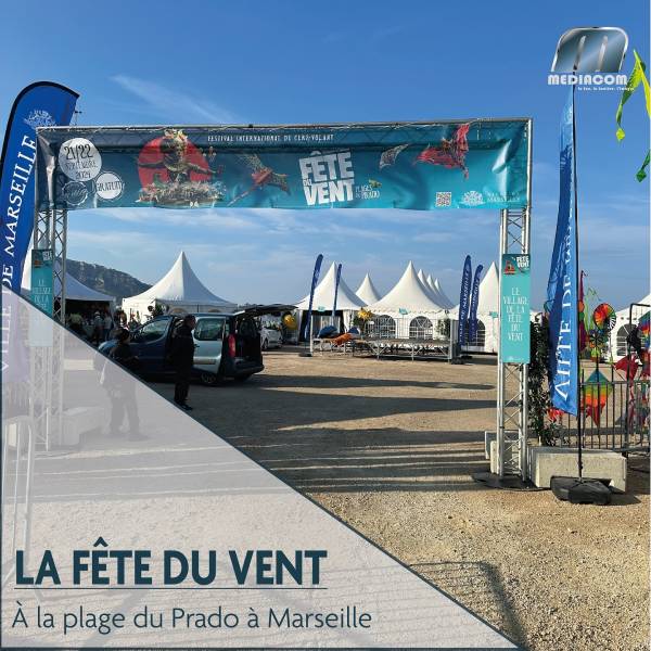 Prestation technique de la Fete du vent en Septembre 2024 sur les Plages du Prado