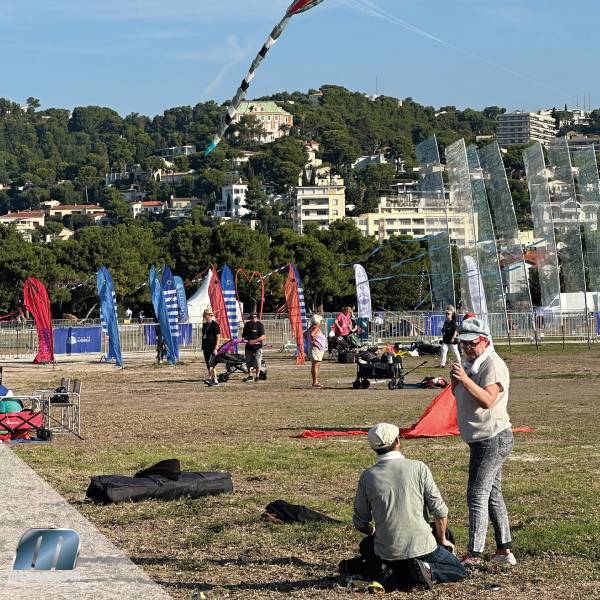 Prestation technique de la Fete du vent en Septembre 2024 sur les Plages du Prado