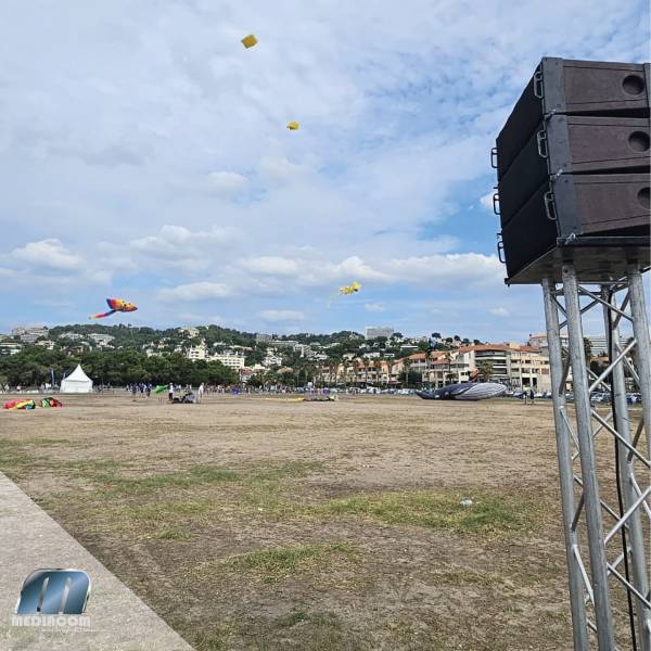 Prestation technique de la Fete du vent en Septembre 2024 sur les Plages du Prado