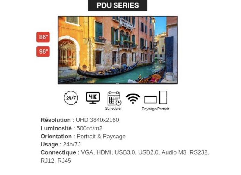 Moniteur led 98 pouces SAMSUNG