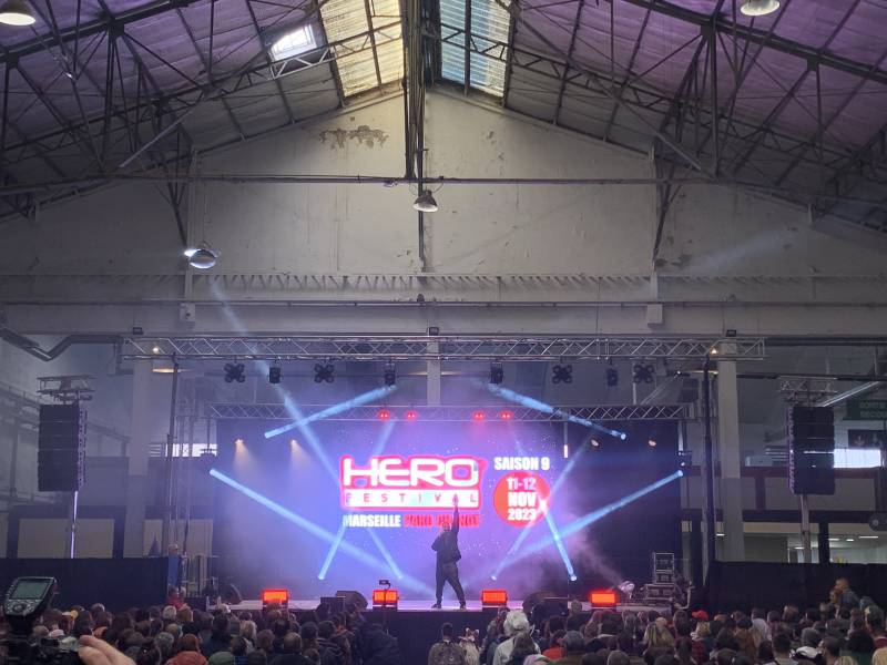 Prestation technique gloabale Hero Festival 2023 à Marseille