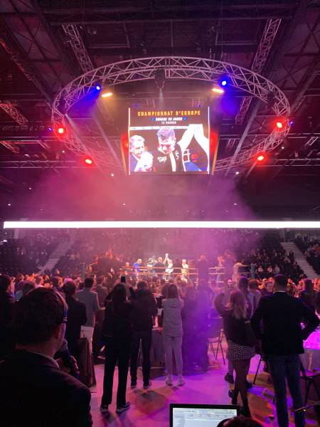 Grand gala de boxe Dark Night organisé par NAPA à l'Arena du Pays D'Aix