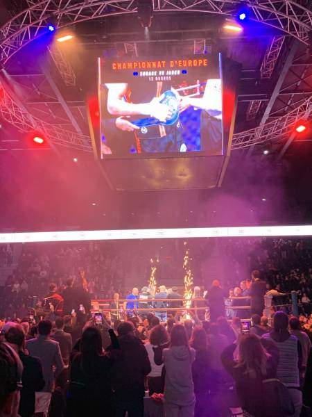 Grand gala de boxe Dark Night organisé par NAPA à l'Arena du Pays D'Aix