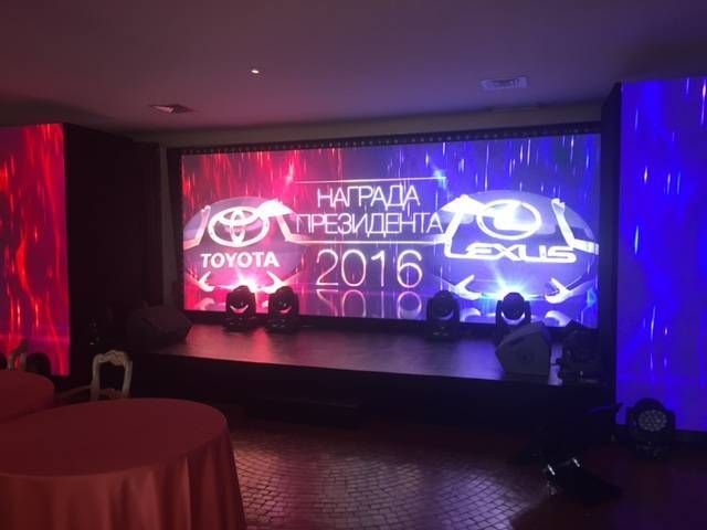 Remise des Awards pour le groupe TOYOTA RUSSIE à PORTO VECCHIO