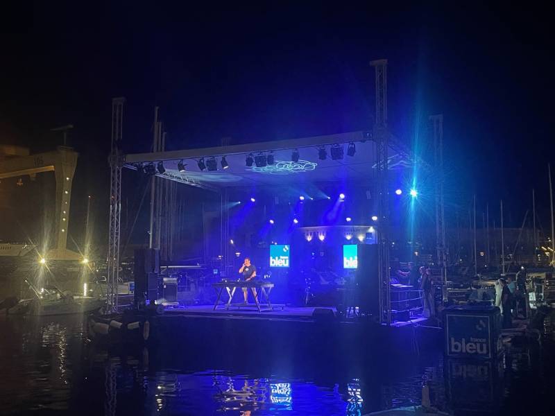 Prestation technique du France Bleu Live du 14 au 16 septembre sur le Port de La Ciotat