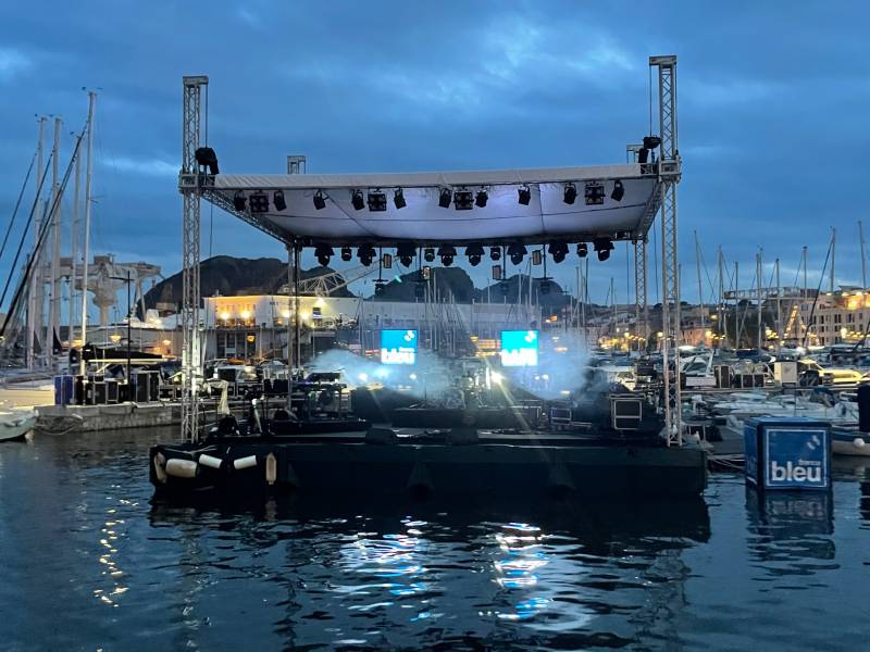 Prestation technique du France Bleu Live du 14 au 16 septembre sur le Port de La Ciotat