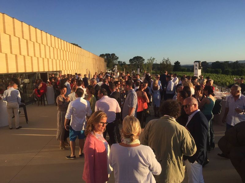 Inauguration du nouveau bâtiment du Chais des domaines d'Ott, Château de Selle