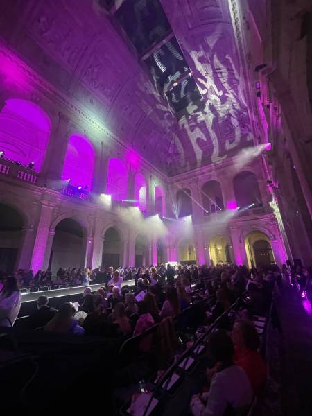 Prestation technique défilé Mode & Design au Palais de la Bourse le 19/10/2023