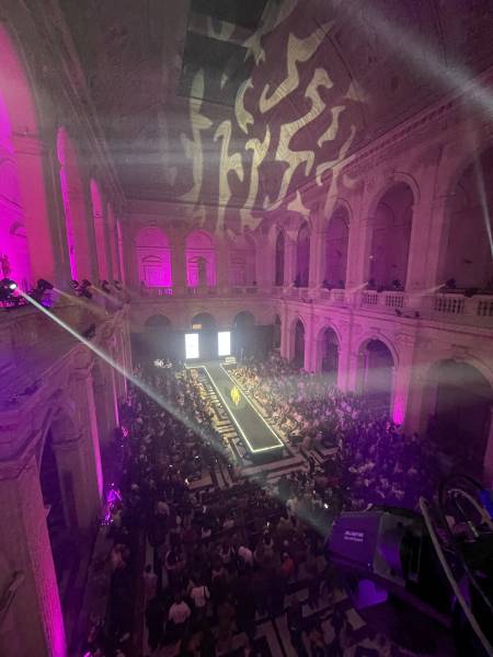 Prestation technique défilé Mode & Design au Palais de la Bourse le 19/10/2023