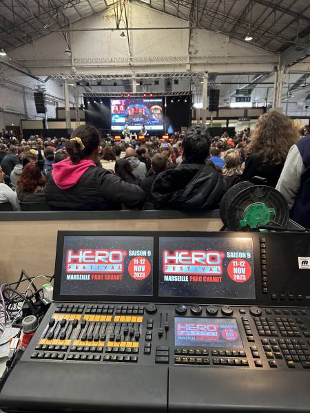 Prestation technique gloabale Hero Festival 2023 à Marseille
