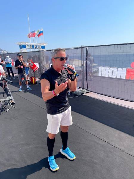 Prestation  technique globale son, lumière, vidéo, électricité lors de la course IRONMAN de Nice