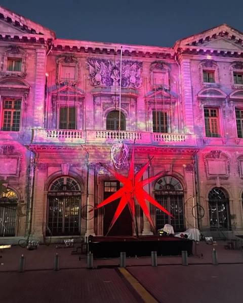 Prestation technique globale du Spectacle Karnavires devant la mairie de Marseille