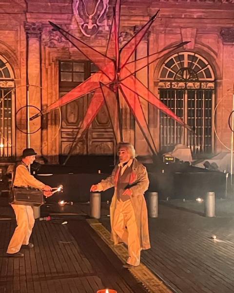 Prestation technique globale du Spectacle Karnavires devant la mairie de Marseille