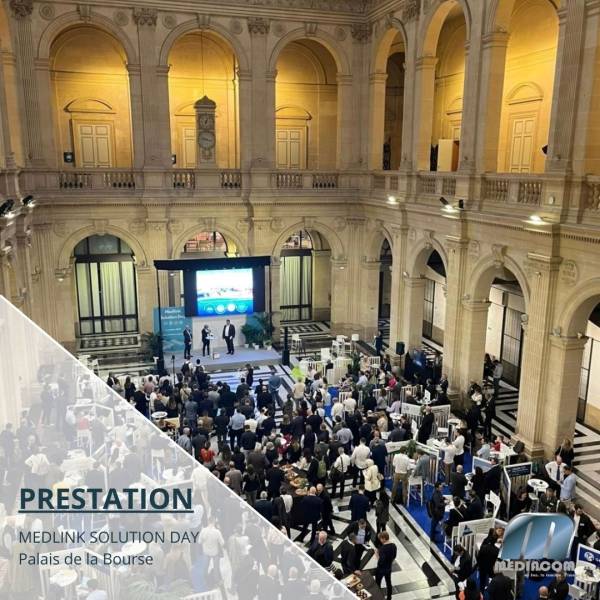 Evenement corporate Medlink Solution Day au Palais de la Bourse à Marseille