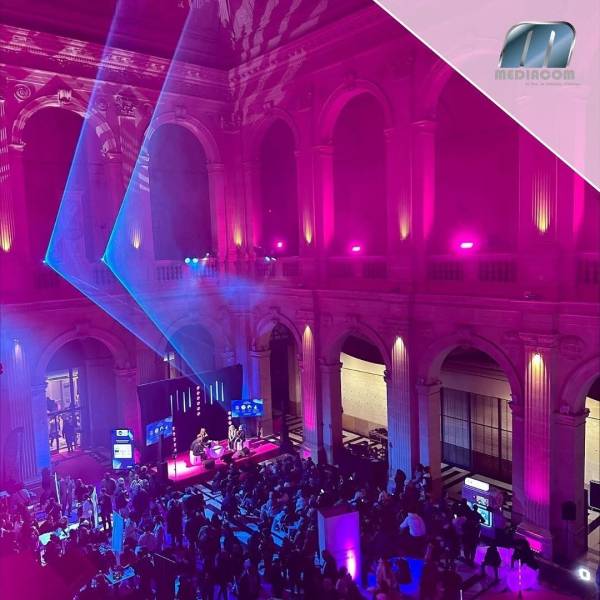 Prestation technique 1ere Nuit de L'Orientation au Palais de la Bourse à Marseille