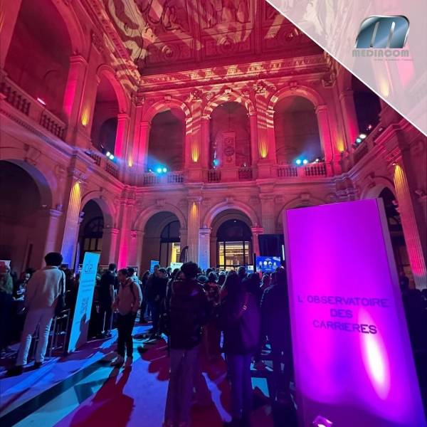 Prestation technique 1ere Nuit de L'Orientation au Palais de la Bourse à Marseille