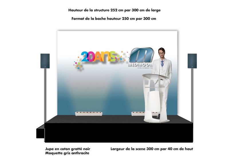 location matériel inauguration marseille