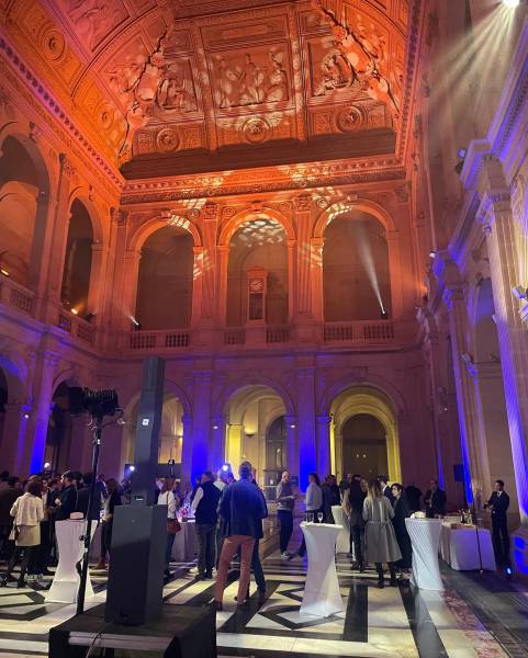 Soirée des voeux UNIS au Palais de la Bourse Janvier 2025