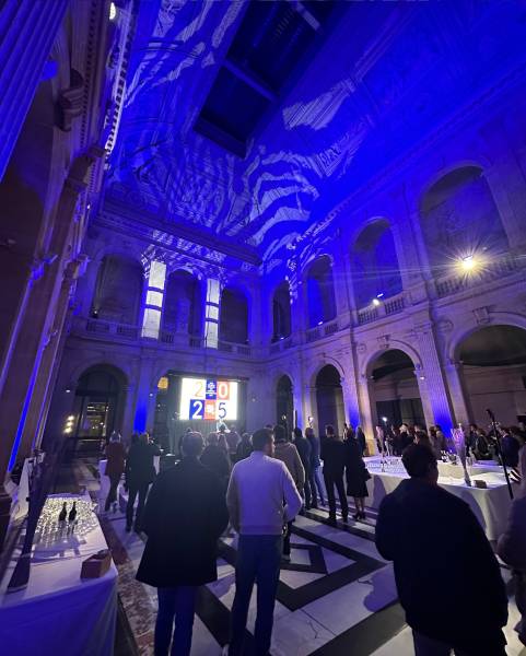 Soirée des voeux UNIS au Palais de la Bourse Janvier 2025
