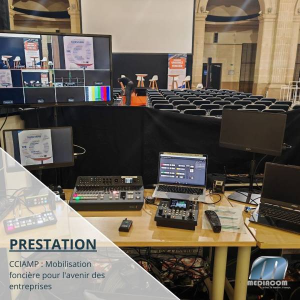 Evenement corporate Urgence Foncier avec la CCIAMP au Palais de la Bourse