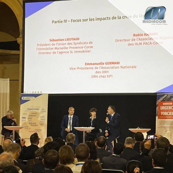 Evenement corporate Urgence Foncier avec la CCIAMP au Palais de la Bourse