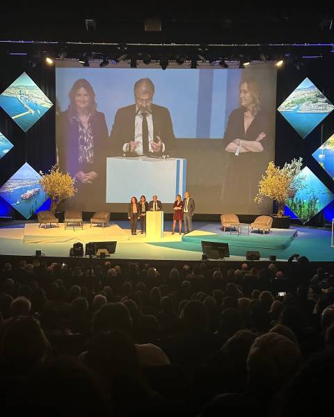 Prestation audiovisuelle Voeux de la CCIAMP Tous Acteurs 2025 au Parc Chanot à Marseille