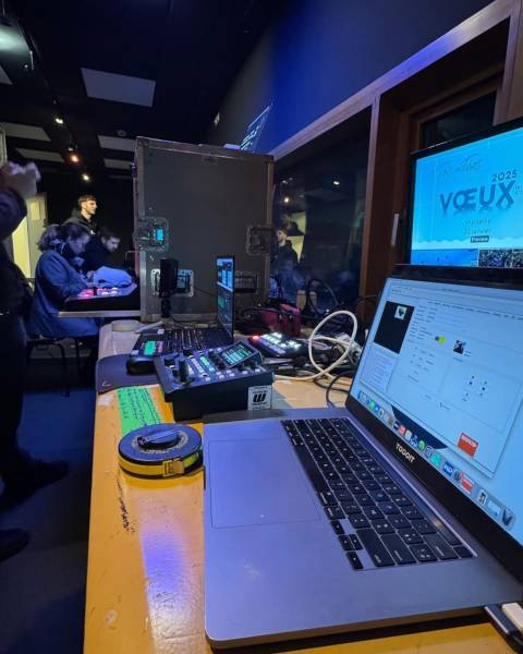 Prestation audiovisuelle Voeux de la CCIAMP Tous Acteurs 2025 au Parc Chanot à Marseille