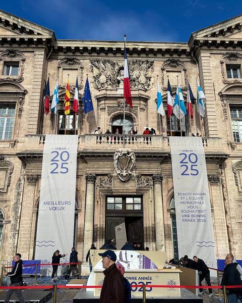 Voeux du Maire de Marseille et galette des rois géantes pour 10 000 marseillais